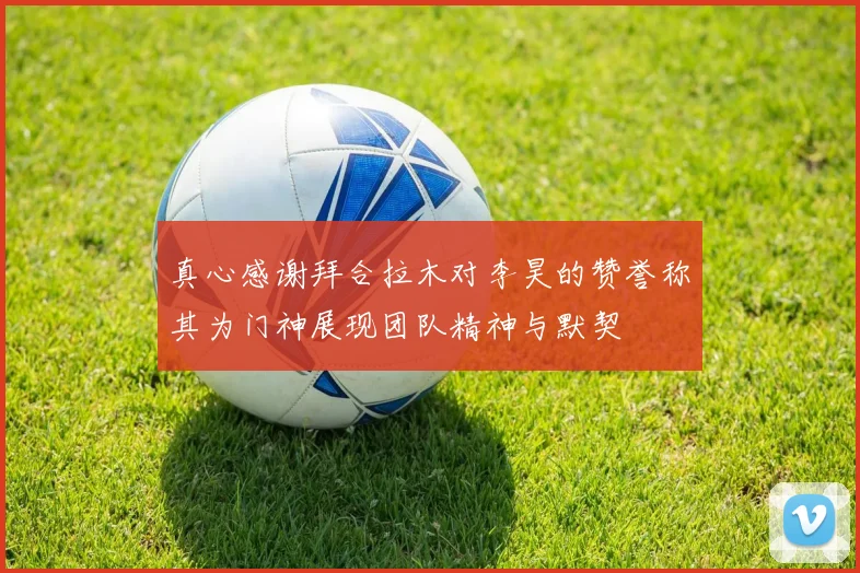 真心感谢拜合拉木对李昊的赞誉称其为门神展现团队精神与默契